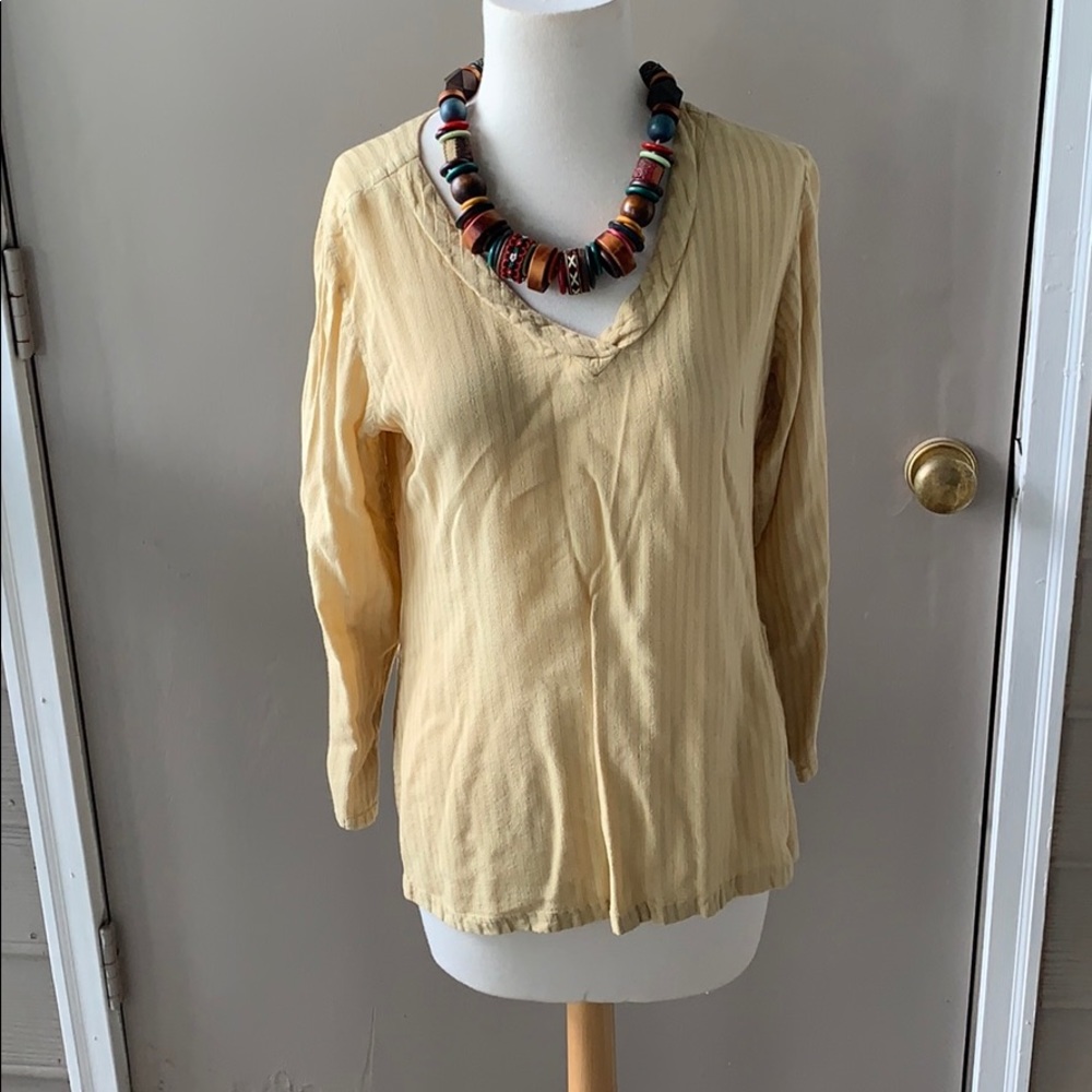 Fabindia Tan Blouse